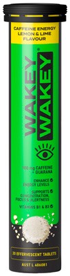 Wakey Wakey Lemon & Lime Flavour 20 Effervescent Tablets