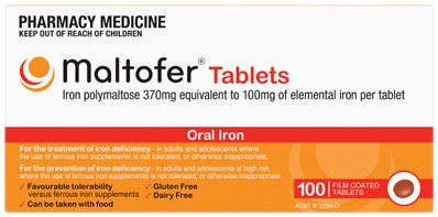 Maltofer Oral Iron 100 Tablets