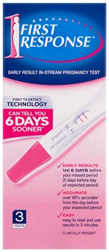 First Response In-Stream Pregnancy Test 3 Pack