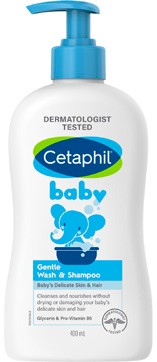 Cetaphil Baby Gentle Wash & Shampoo 400mL