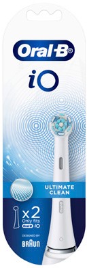 Oral-B iO Ultimate Clean White Electric Toothbrush Refill 2 Pack