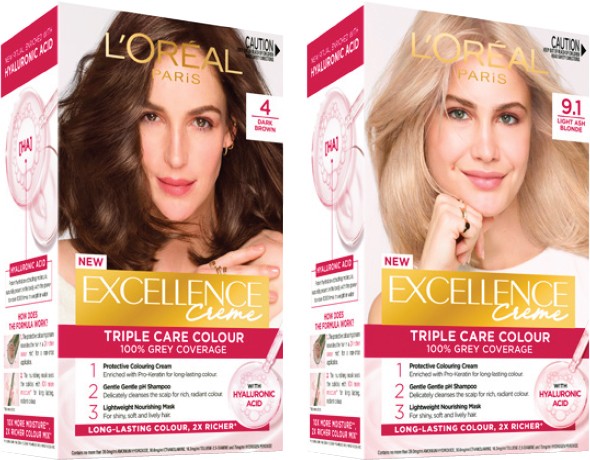 L’Oreal Excellence Hair Colour Range
