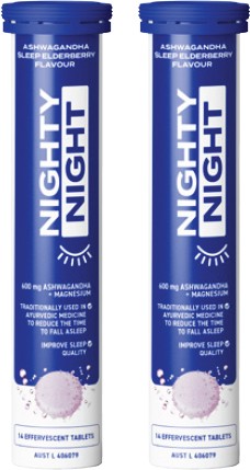 Nighty Night Sleep Elderberry Flavour 14 Effervescent Tablets