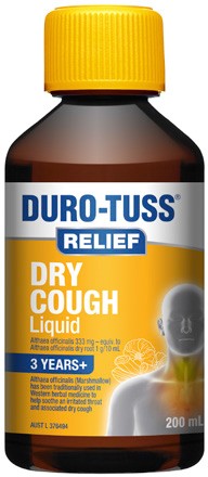Duro-Tuss Relief Dry Cough Liquid 200mL