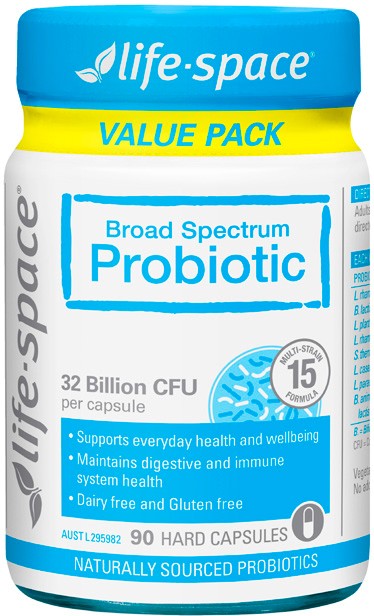 Life-Space Broad Spectrum Probiotic Value Pack 90 Capsules