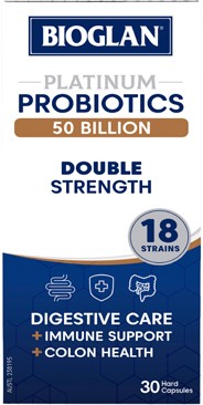 Bioglan Platinum Probiotics 50 Billion 30 Capsules