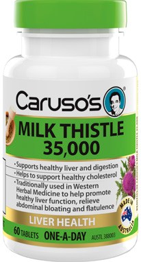 Caruso’s Milk Thistle 35,000 60 Tablets
