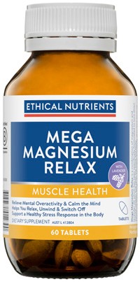 Ethical Nutrients Mega Magnesium Relax 60 Tablets