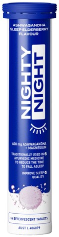 Nighty Night Sleep Elderberry Flavour 14 Effervescent Tablets