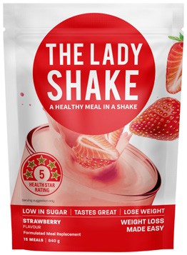 The Lady Shake Strawberry Flavour 840g