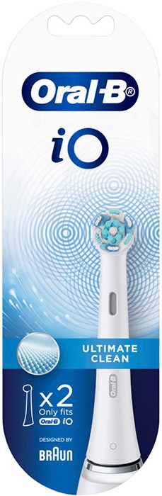 Oral-B iO Ultimate Clean Replacement Electric Toothbrush Heads 2 Pack