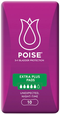 Poise Pads Extra Plus 10 Pack