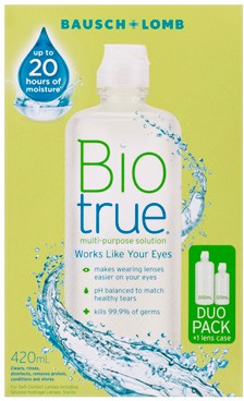 Bio True Multi Purpose Solution Duo Pack 420mL