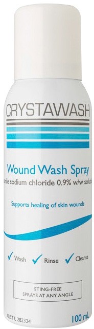 Crystawash Wound Wash Spray 100mL
