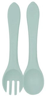 Guardian Silicone Fork & Spoon Set - Seafoam