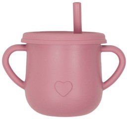 Guardian Silicone Straw Cup - Dusty Berry