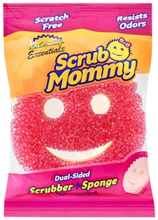 Scrub Mommy Essentials Dual-Sided Scrubber + Sponge