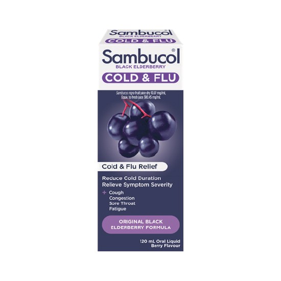 Sambucol Cold & Flu Liquid 120ml*