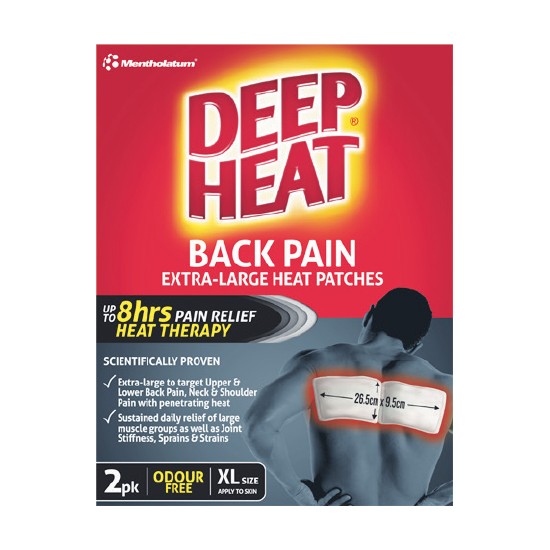 Deep Heat Patches Pk 2~
