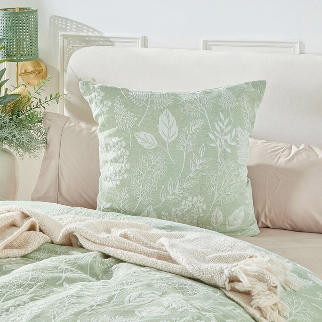 Beth Floral European Pillowcase by Habitat