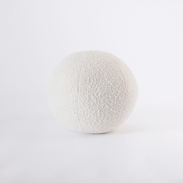 Ava Bouclé Ball Cushion by M.U.S.E.