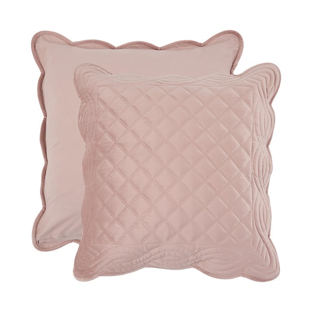 Charlotte Velvet European Pillowcase by Habitat