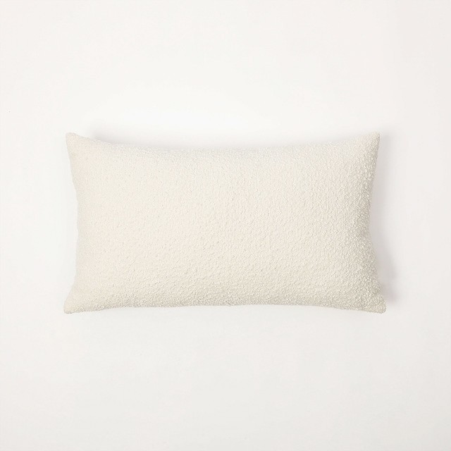 Ava Large Oblong Boucle Cushion by M.U.S.E.