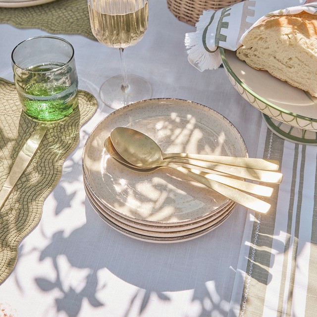 Ceramic Speckle Moonbeam Dinnerware by Habitat
