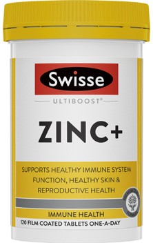 Swisse Ultiboost Zinc+ Tablets 120 Pack