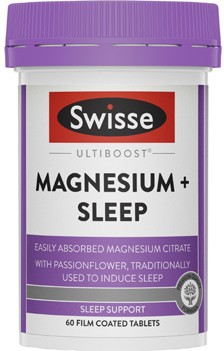 Swisse Ultiboost Magnesium + Sleep Tablets 60 Pack