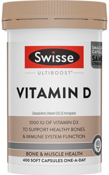 Swisse Ultiboost Vitamin D Capsules 400 Pack