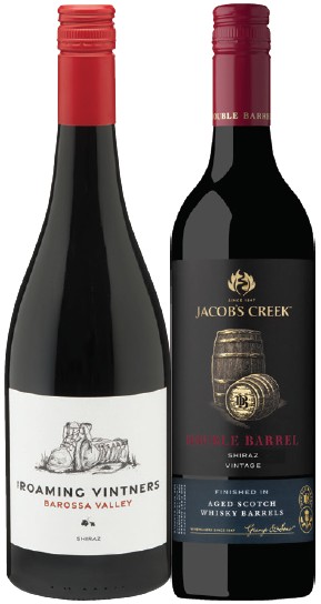 The Roaming Vintners or Jacob's Creek Double Barrel 750mL Varieties