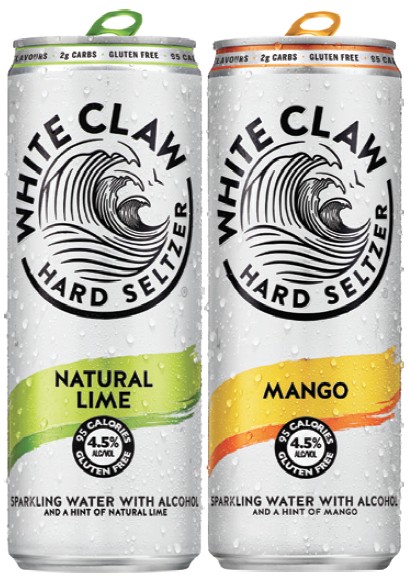 White Claw Hard Seltzer Variety Pack 4.5% 10 Pack