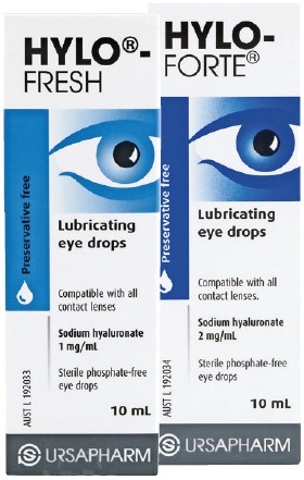 Hylo-Fresh or Hylo-Forte Lubricating Eye Drops 10mL