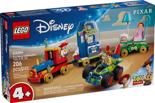 NEW LEGO Disney Toy Story Celebration Train & Car 43264