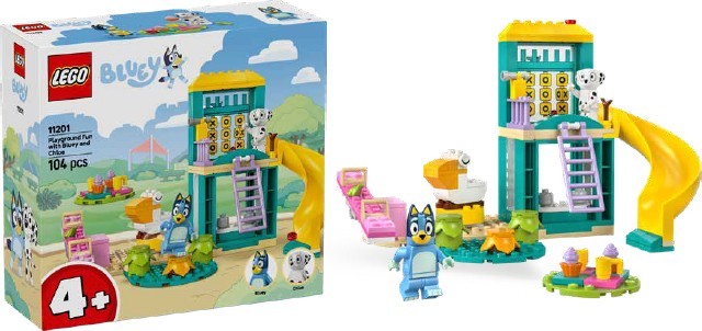 NEW LEGO Bluey Bluey Playground Fun with Bluey and Chloe 11201