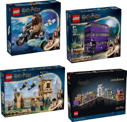 Selected LEGO Harry Potter