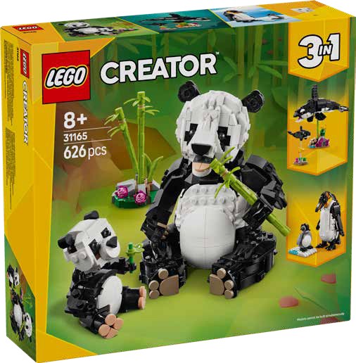 LEGO CREATOR Wild Animals: Panda Family 31165