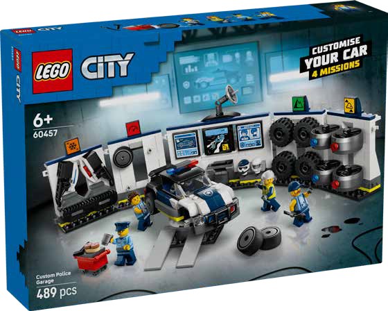 NEW LEGO CITY Custom Police Car Garage 60457