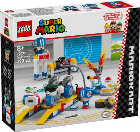 LEGO Super Mario Mario Kart – Toad’s Garage 72035