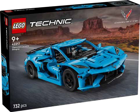 NEW LEGO Technic Chevrolet Corvette Stingray Blue 42217
