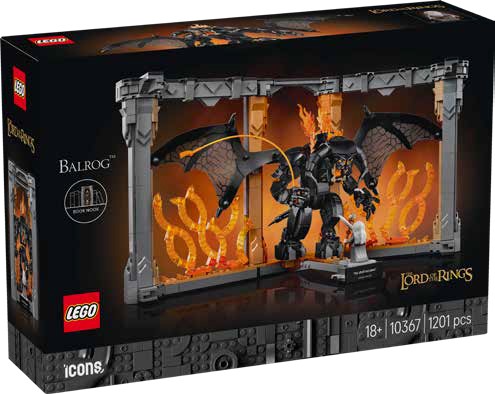 NEW LEGO Icons Lord of the Rings - Balrog Book Nook 10367