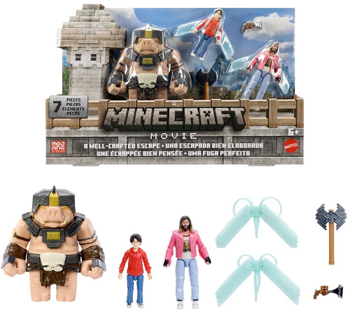 A Minecraft Movie A Well-Crafted Escape Figure Pack