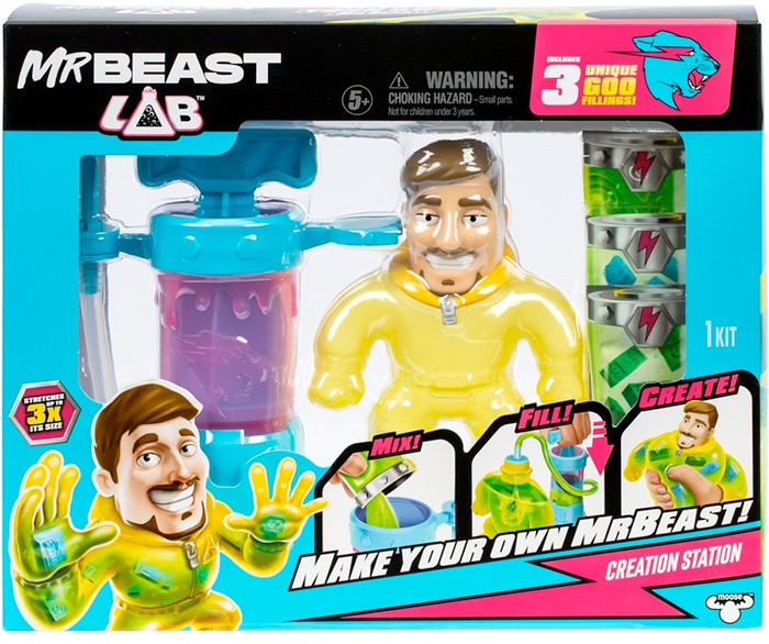 MrBeast Lab Stretchyhero Creation Station Hazmat Jimmy