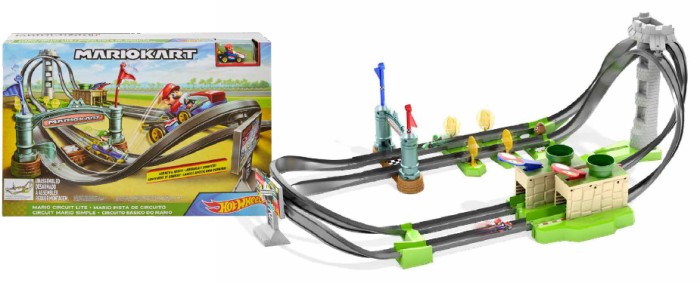Hot Wheels Mario Kart Circuit Lite Track Set