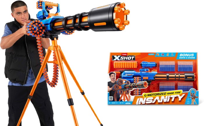 X-Shot Insanity Gatlin Value Pack Playblaster