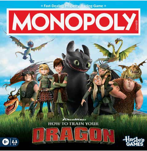DreamWorks How to Train Your Dragon Edition Monopoly Board Game