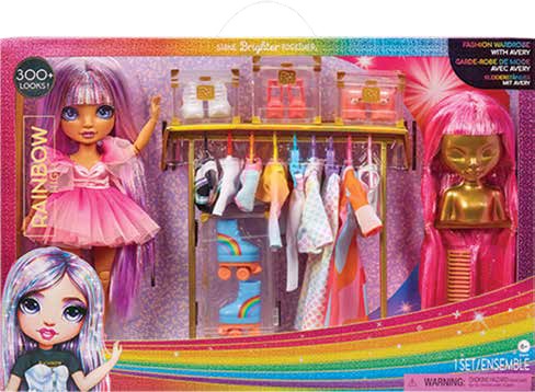 Rainbow High Fashion Wardrobe with Avery