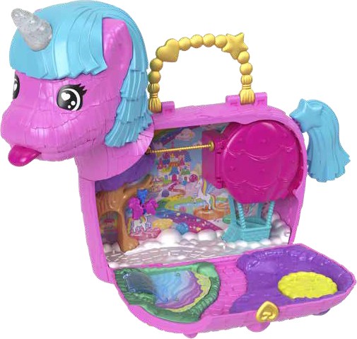 Polly Pocket Unicorn Pinata Playset