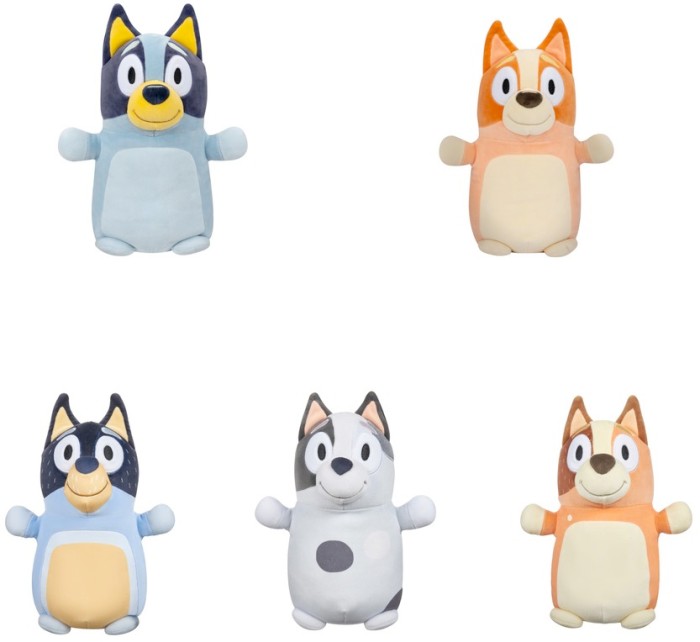 NEW Squishmallows HugMees Bluey 25cm Assorted
